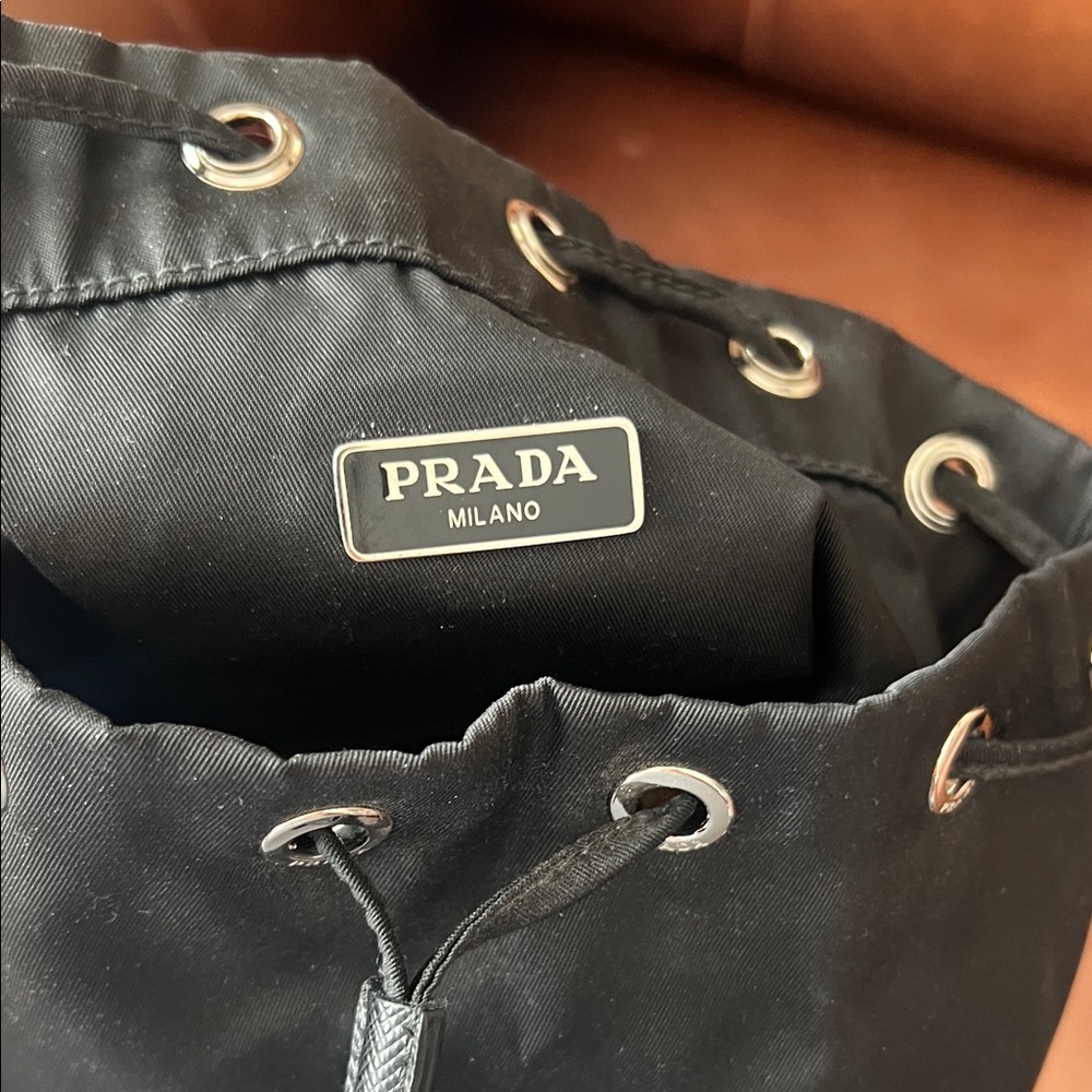 Black Prada Bucket Accessory Bag - Picture 2 of 4